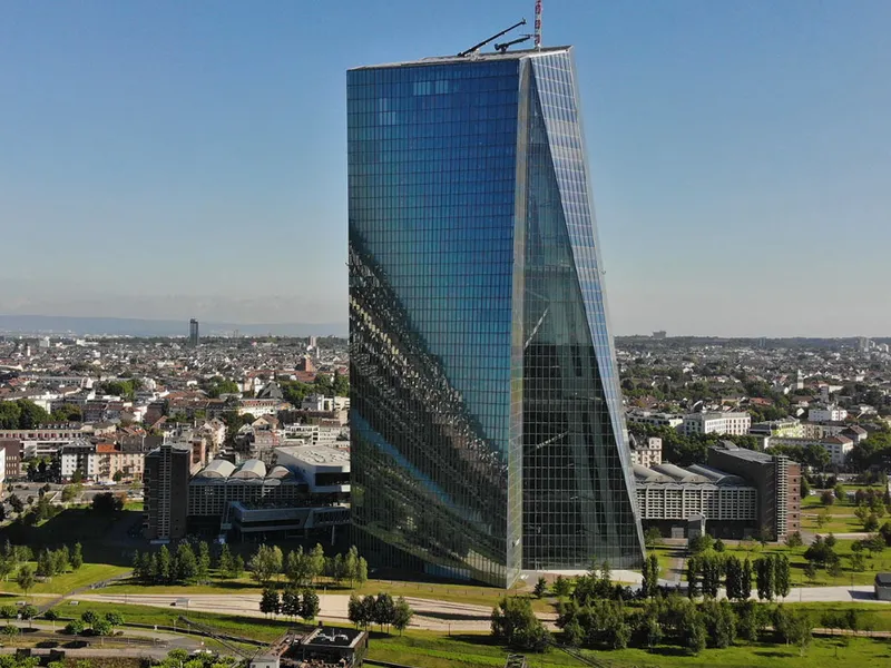 Europäische Zentralbank in Frankfurt